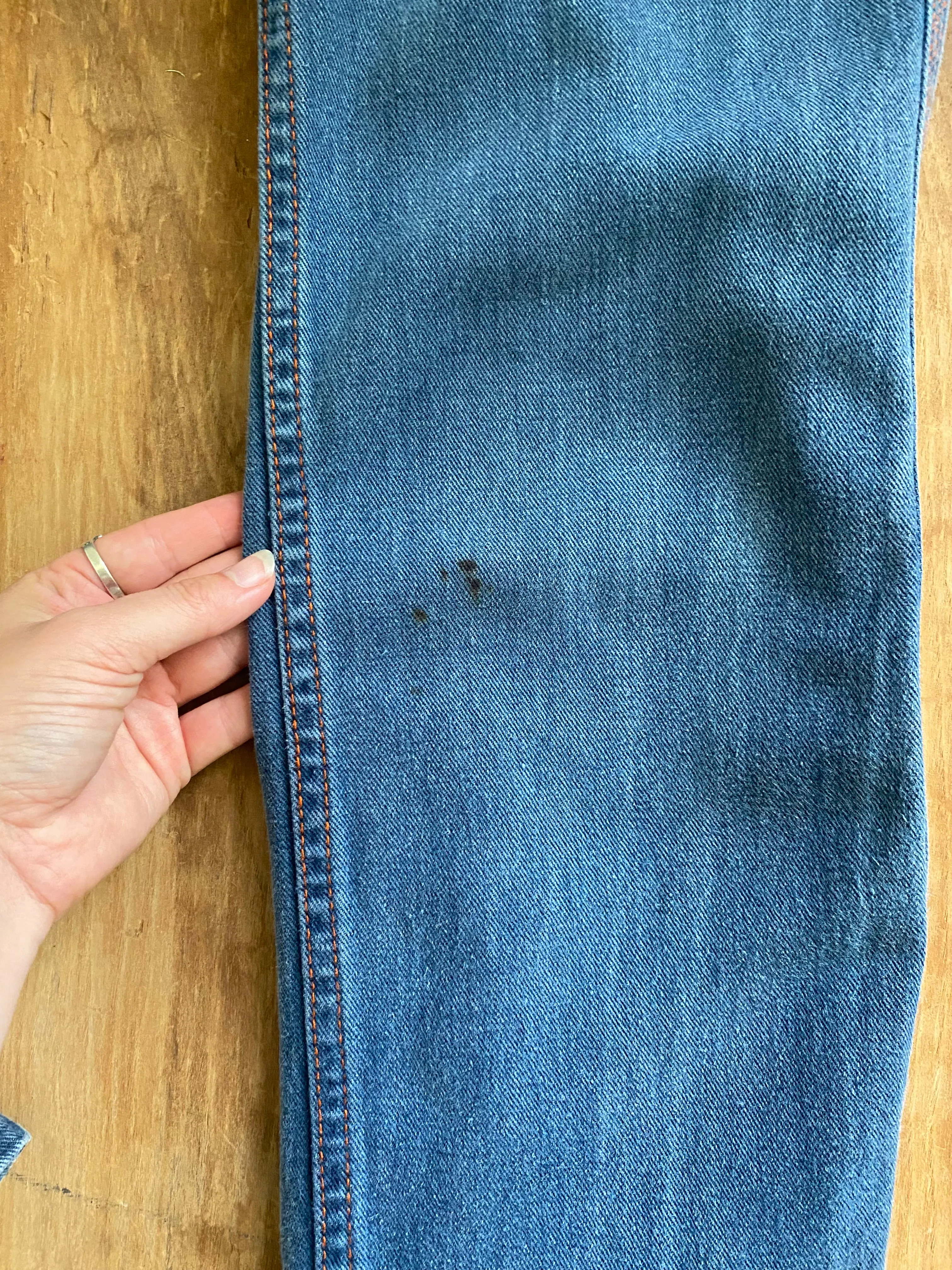1980s N’est-Ce Pas? Straight leg denim 25 x 36