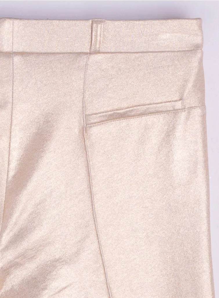 31630 Carole Metallic Stretch Pant