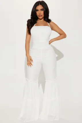 All Over You Jumpsuit - White
