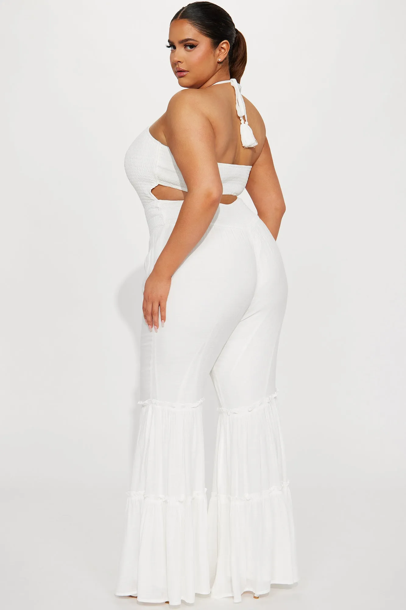 All Over You Jumpsuit - White