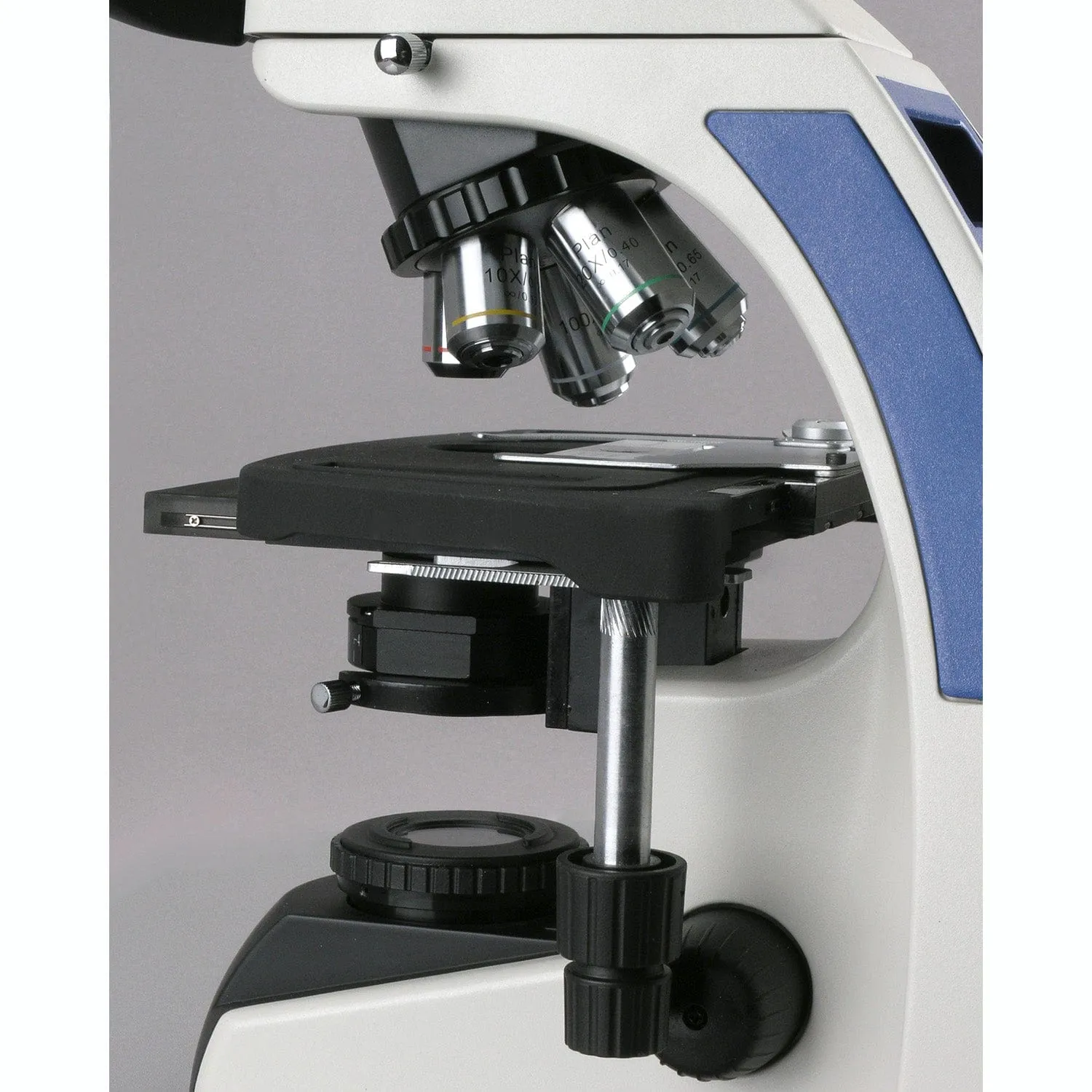AmScope T720 Series Brightfield Phase Contrast Plan Infinity Kohler Laboratory Trinocular Compound Microscope 40X-2500X Magnification