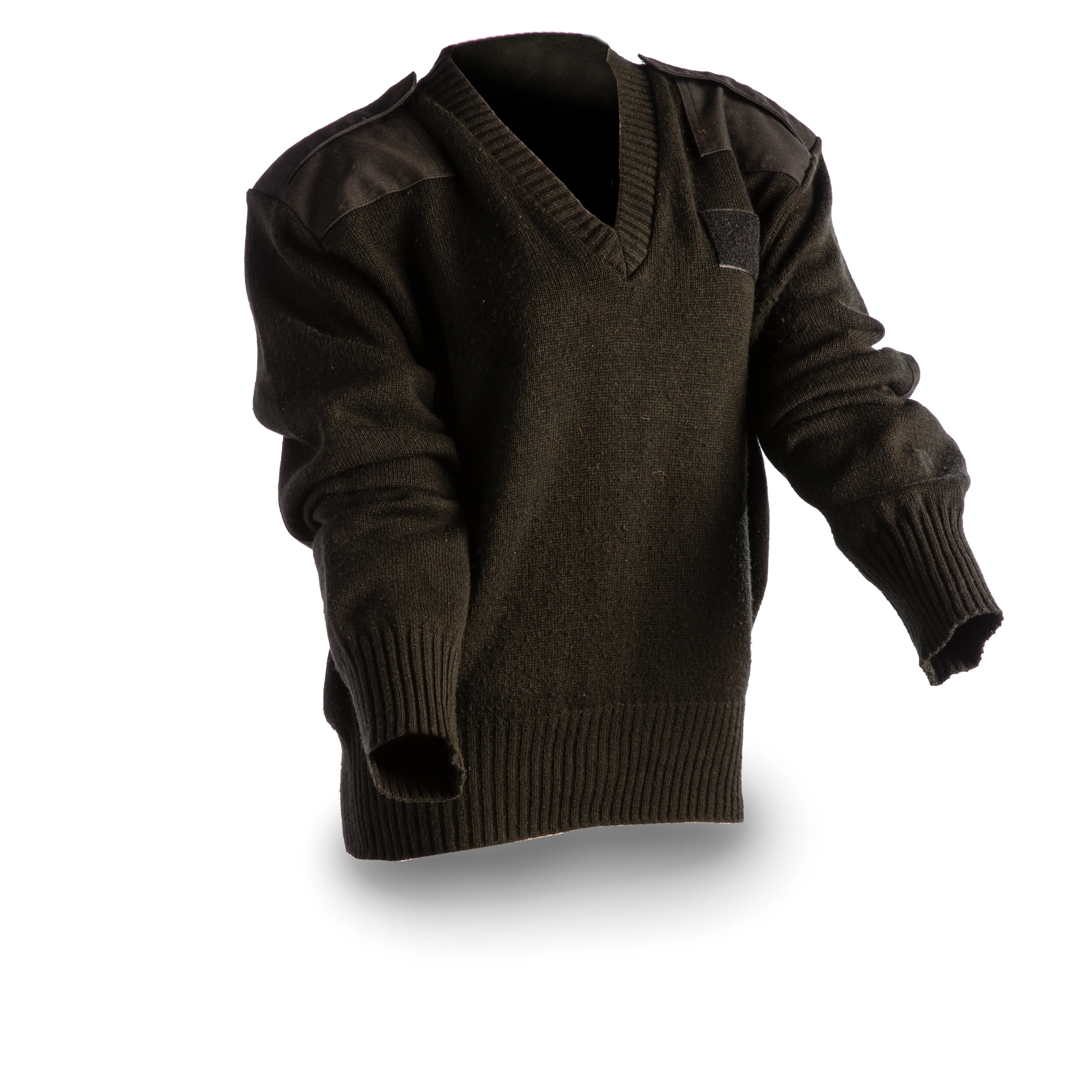 AS-IS NAVY Women's V-Neck Sweater - Acrylic