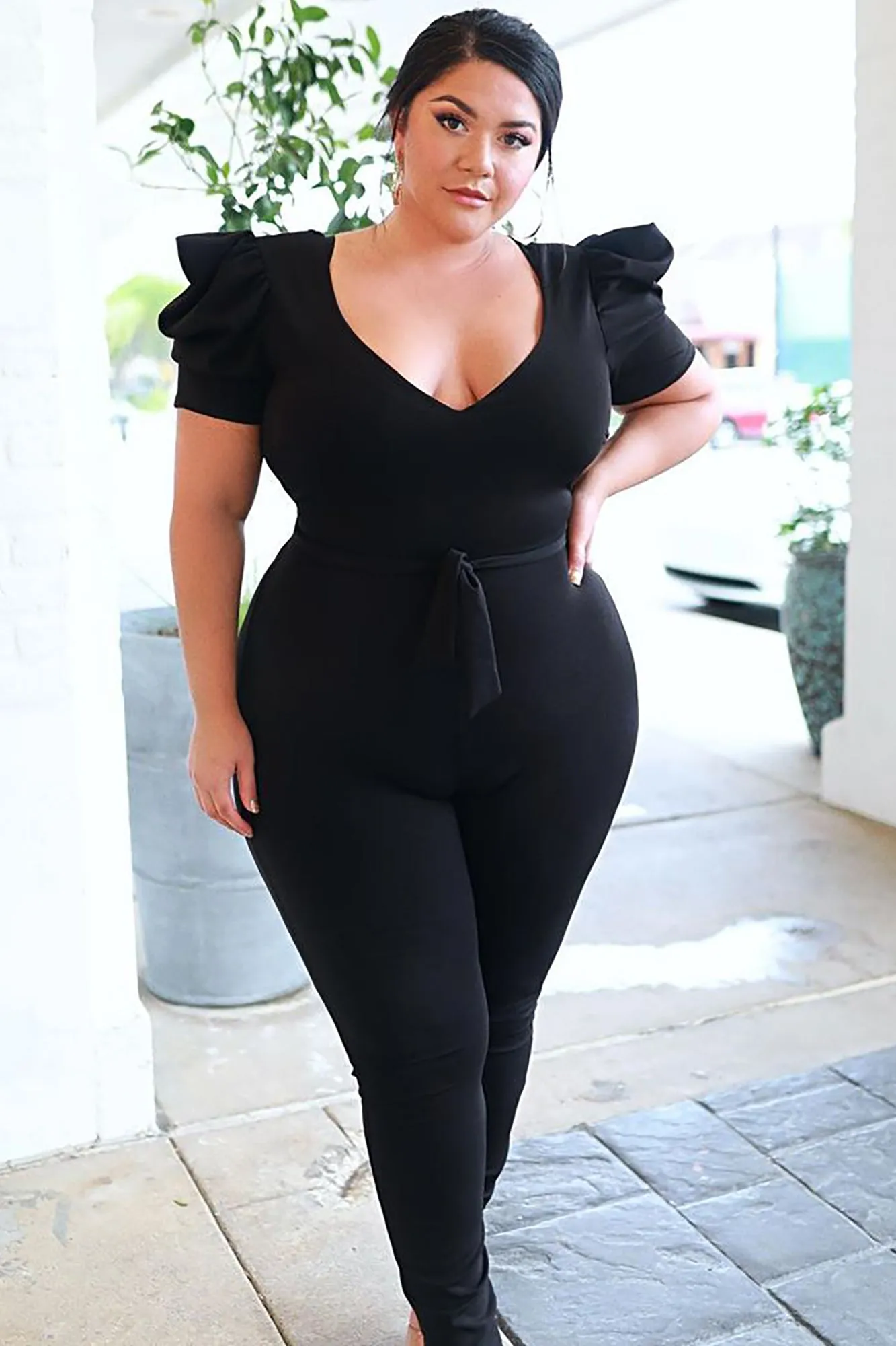 Asking Myself Jumpsuit - Black