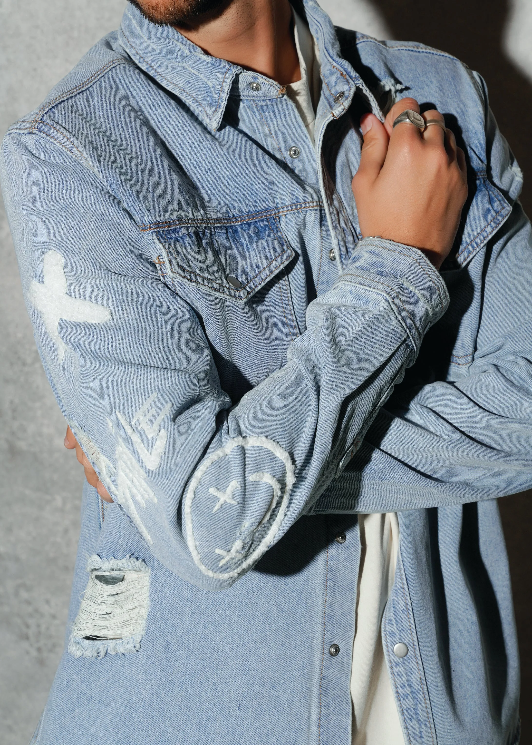 BE EXTRA Men Shirt Jacket