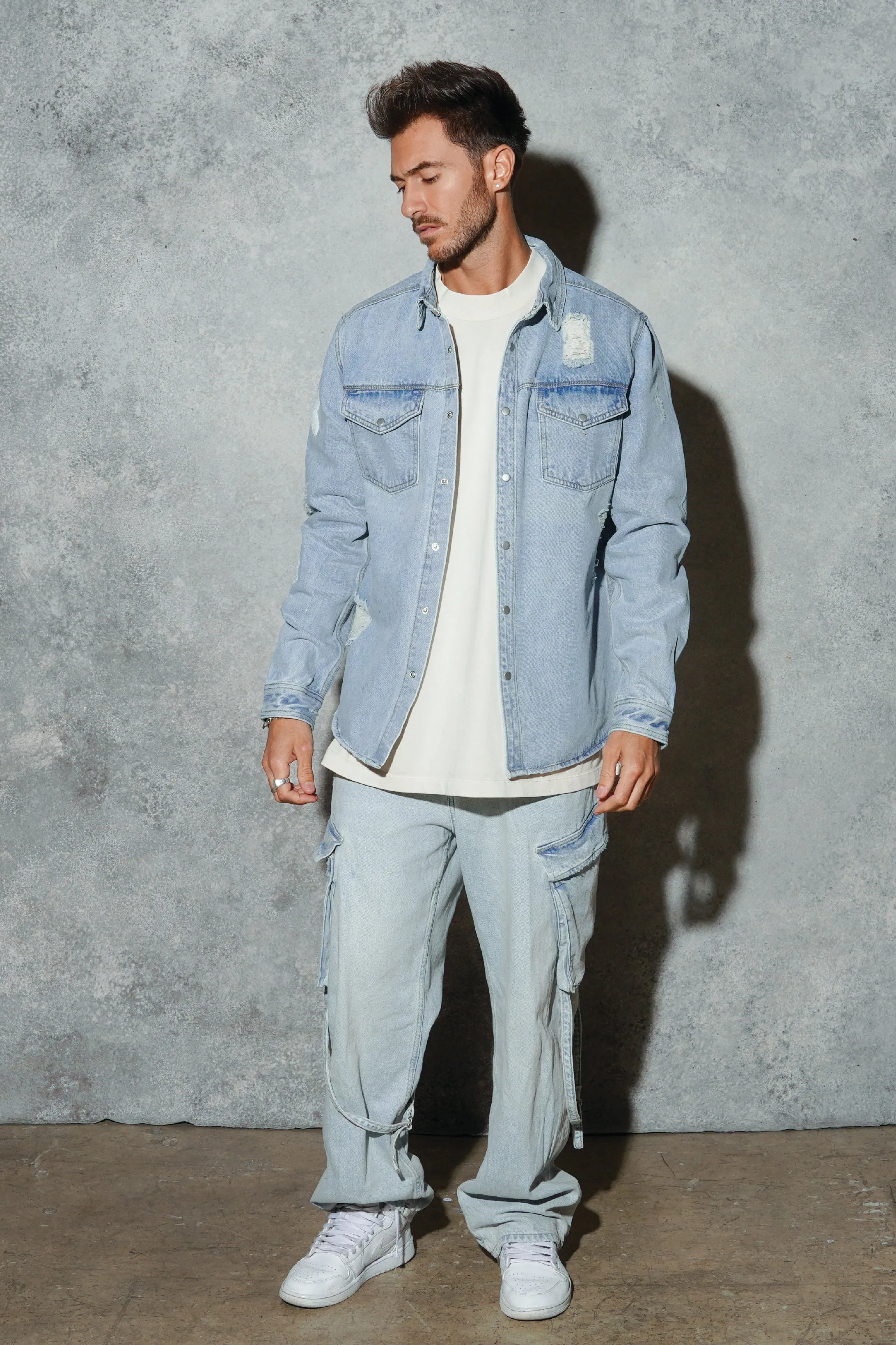 BE EXTRA Men Shirt Jacket