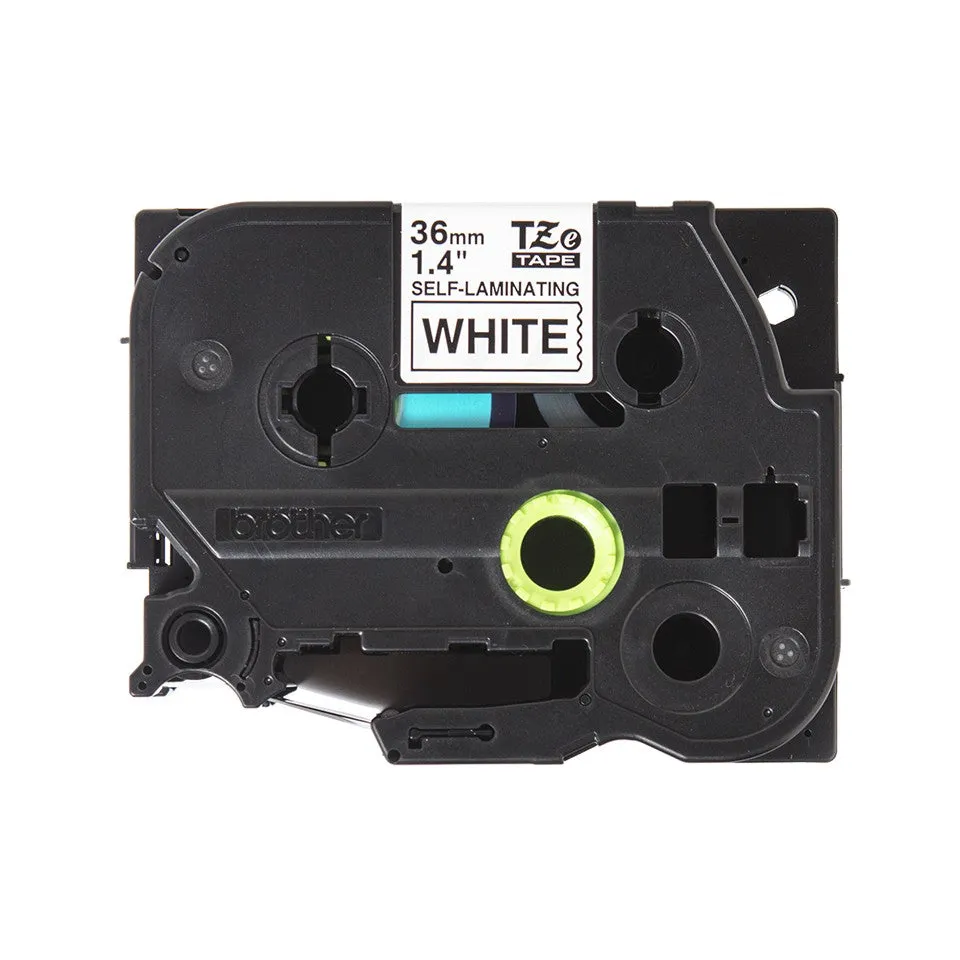 Brother TZeSL261 (36mm x 8M) Self-Laminating label tape for cables (Black on White) TZe-SL261 覆貼型已過膠線纜標籤帶(白底黑字)