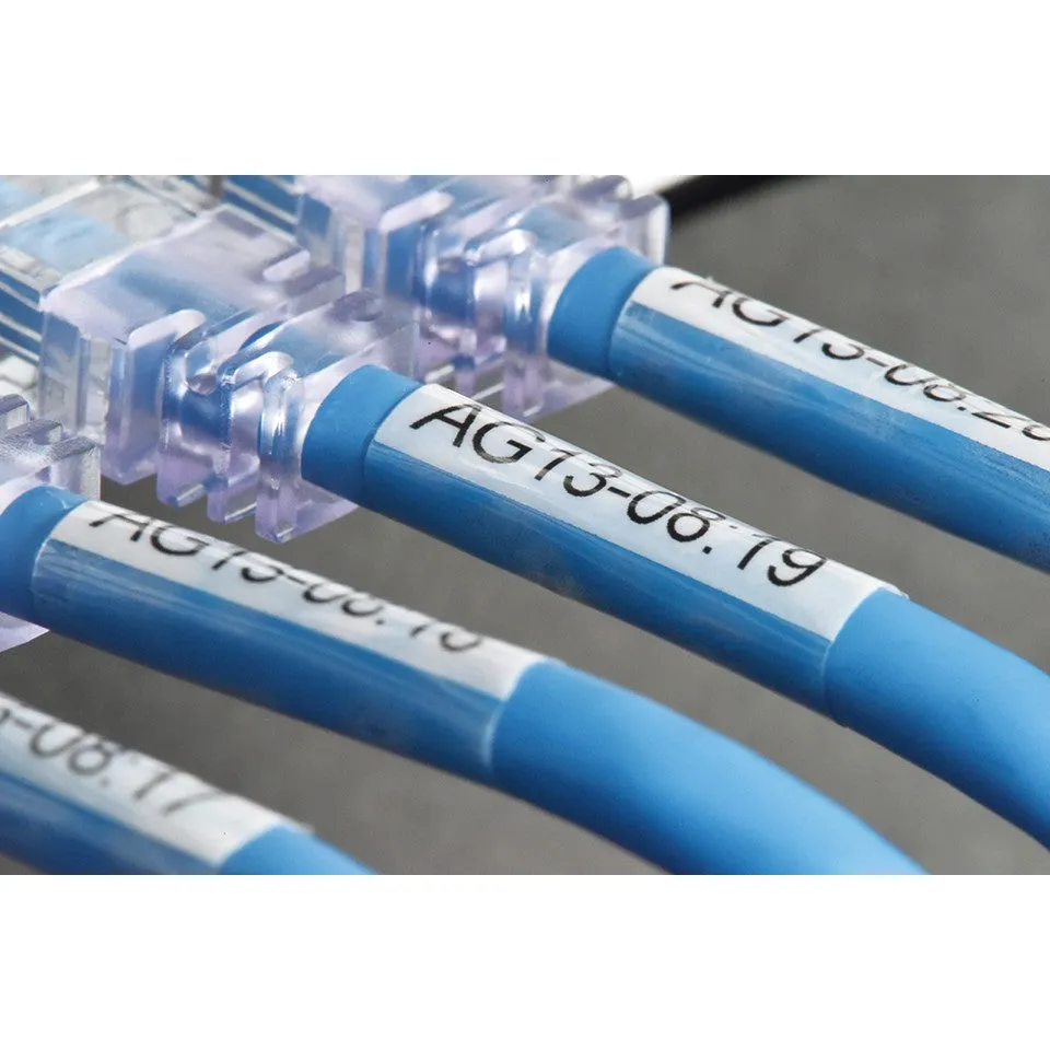 Brother TZeSL261 (36mm x 8M) Self-Laminating label tape for cables (Black on White) TZe-SL261 覆貼型已過膠線纜標籤帶(白底黑字)