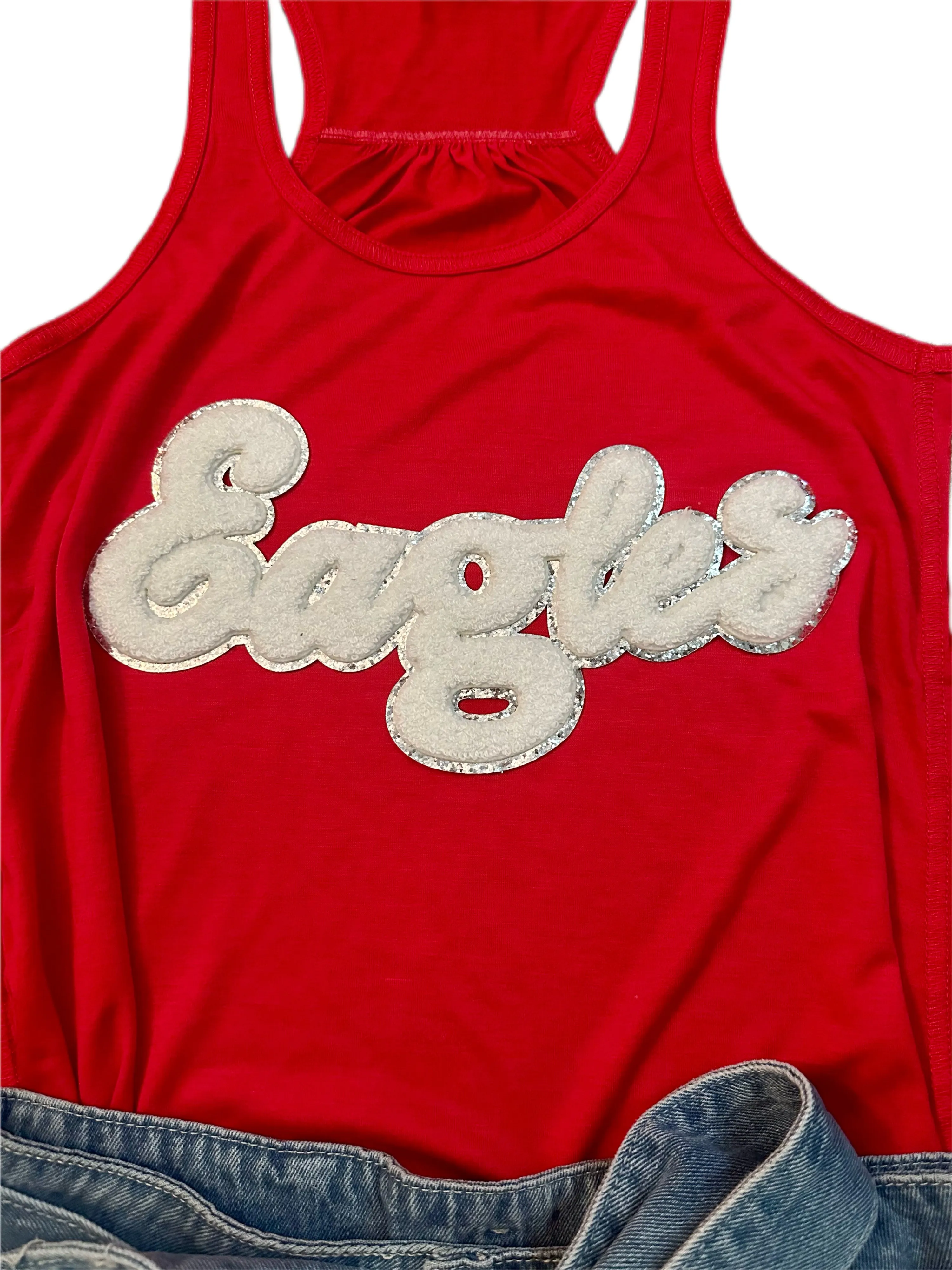 Chenille Patch Eagles Tank