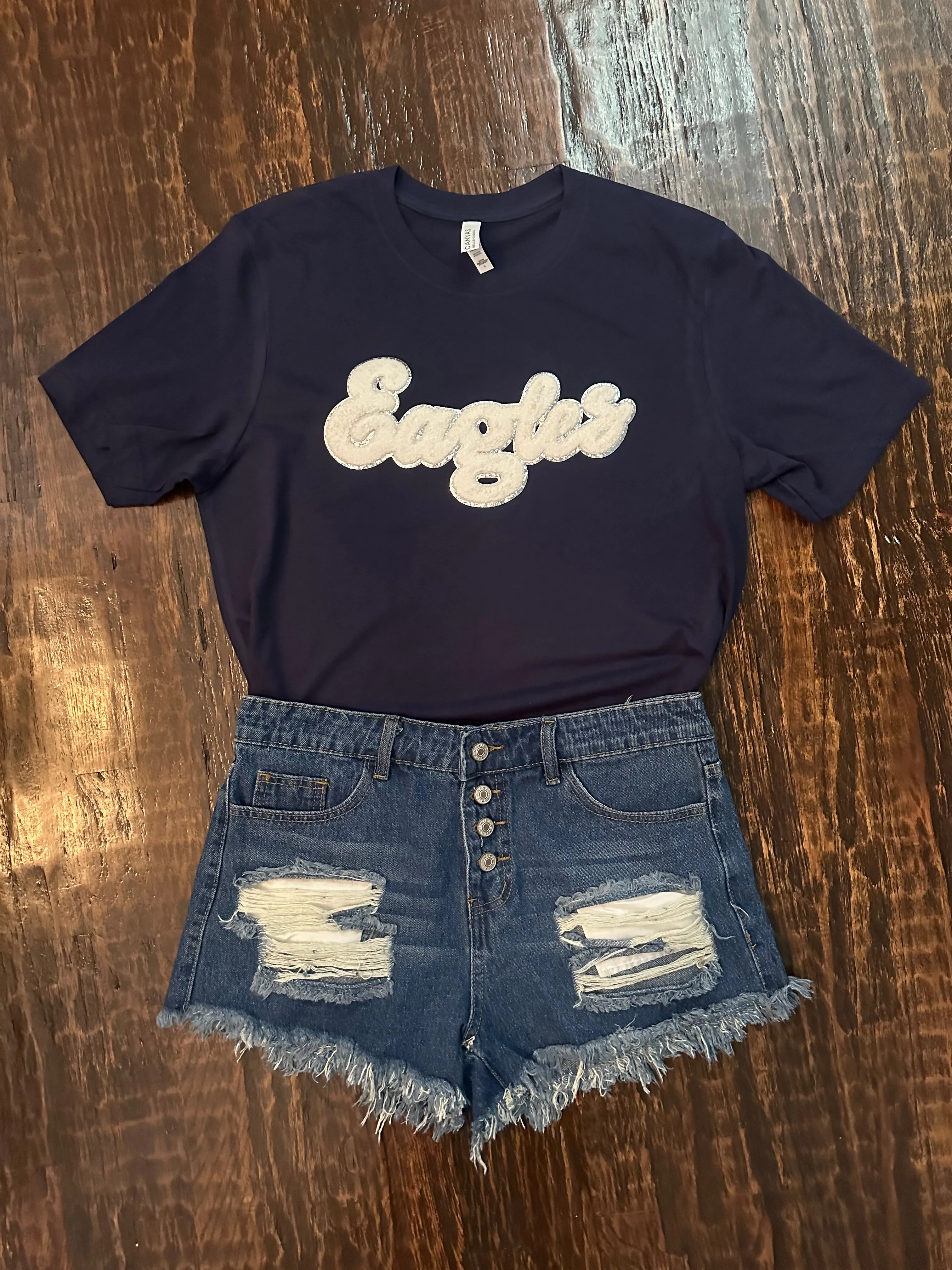 Chenille Patch Eagles Tank