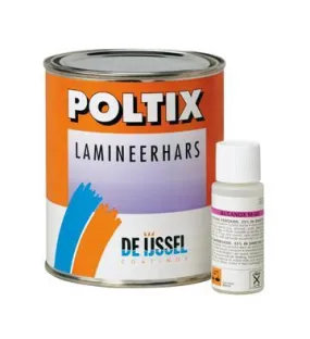 De IJssel Poltix Lamineerhars universele, onverzadigde polyesterhars, set