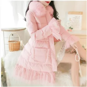 Doe-Eyed Cuddle  Dress Sweater Kawaii Academia Y2K Cottagecore Coquette Fairycore Dollette Princesscore