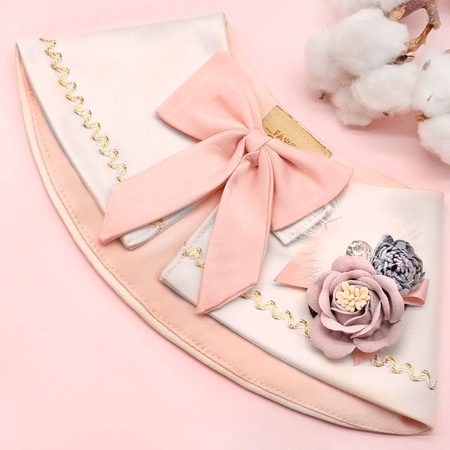 DUCHESS AURORA - Campagne Pink Duchess Satin Cape