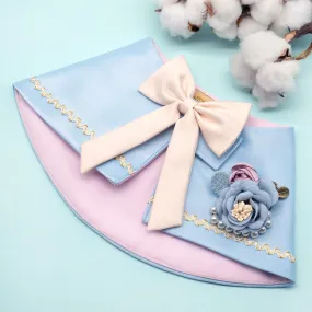 DUCHESS LOBELIA - Baby Blue Duchess Satin Cape