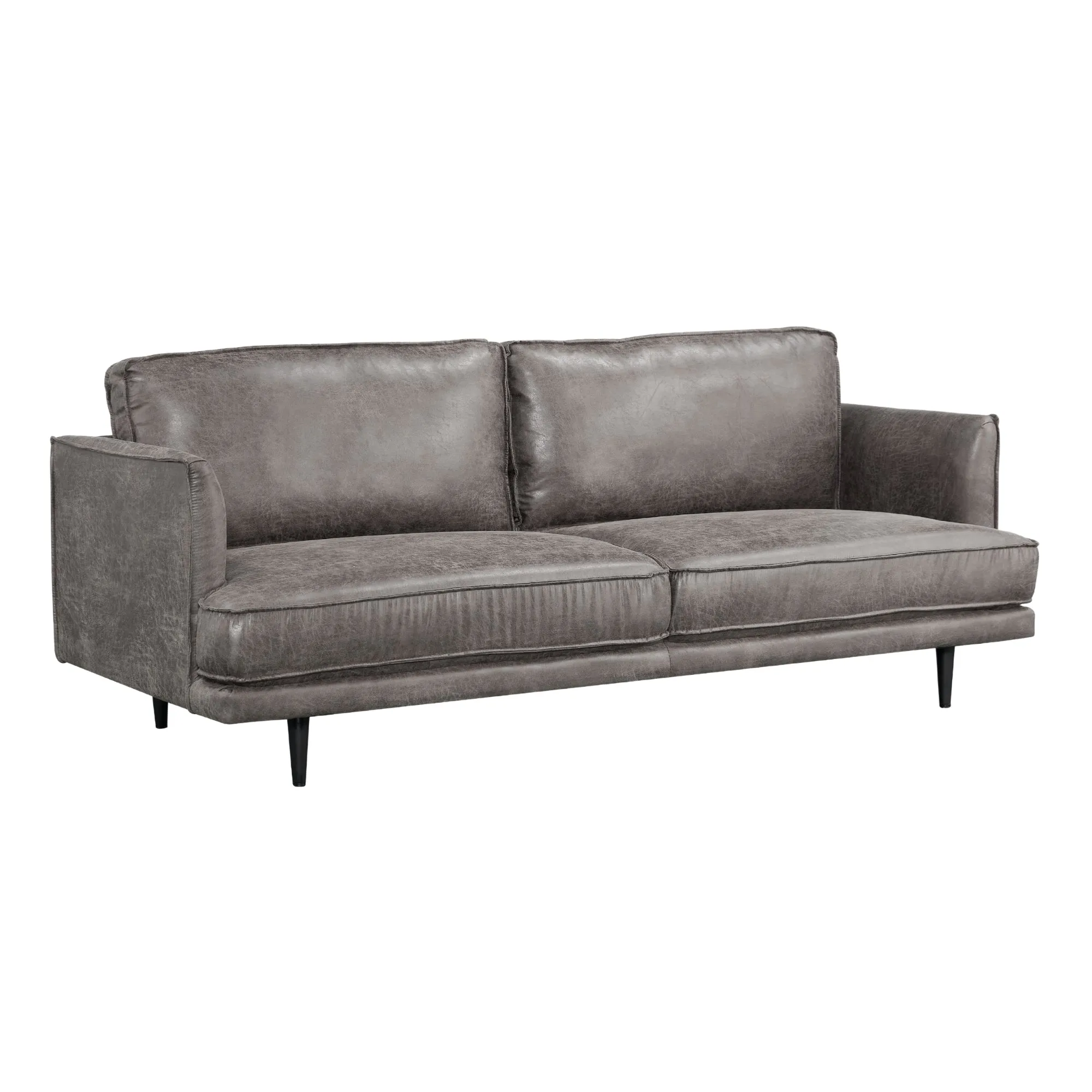 Durable Fabric 3 2 Seater Sofa Set, Cushion Seating, Grey