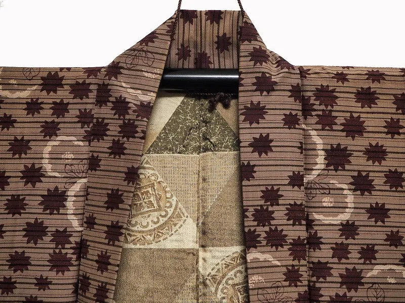 ha0066 haori - haorijJacket -   Japanese vintage jacket silk