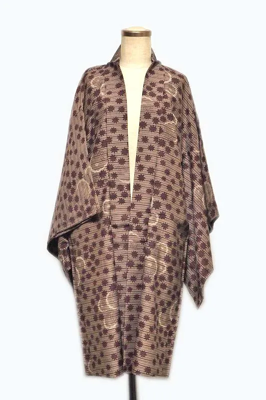 ha0066 haori - haorijJacket -   Japanese vintage jacket silk