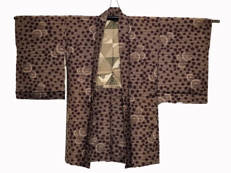 ha0066 haori - haorijJacket -   Japanese vintage jacket silk