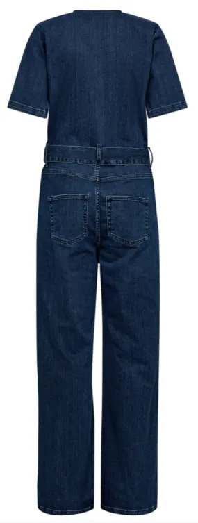 IVY Copenhagen New Lavina SS Jumpsuit Wash Tenerife Denim Blue