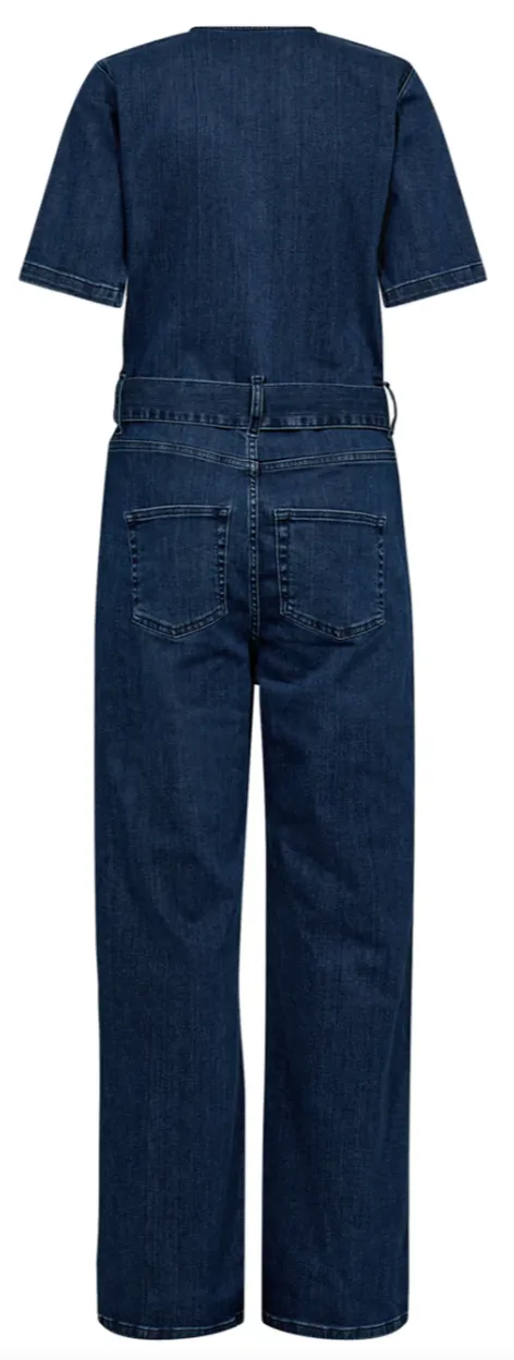 IVY Copenhagen New Lavina SS Jumpsuit Wash Tenerife Denim Blue