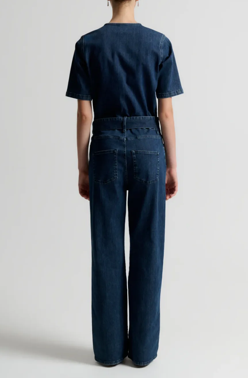 IVY Copenhagen New Lavina SS Jumpsuit Wash Tenerife Denim Blue