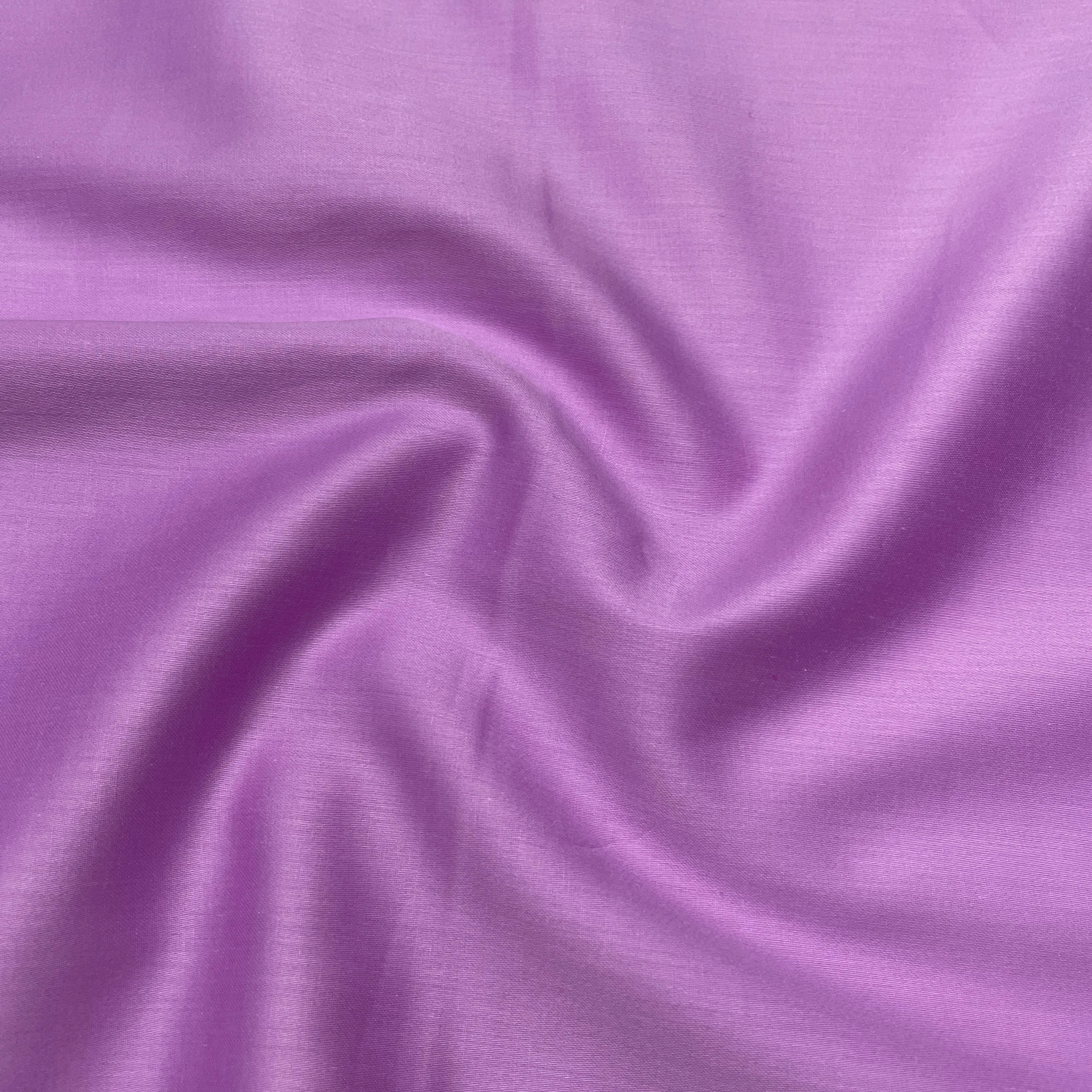 Lavender Solid Cotton Satin Fabric