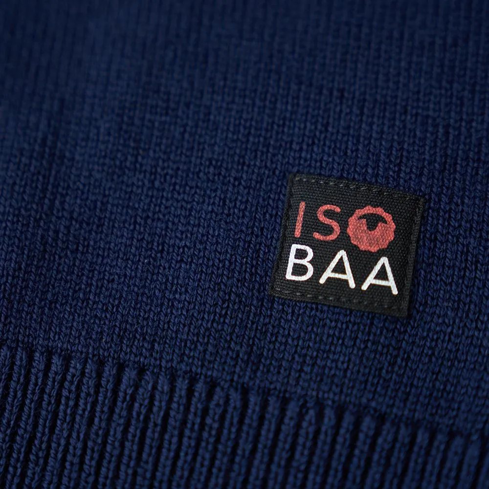 Mens Merino Block Stripe Sweater (Navy/Denim/Sky)