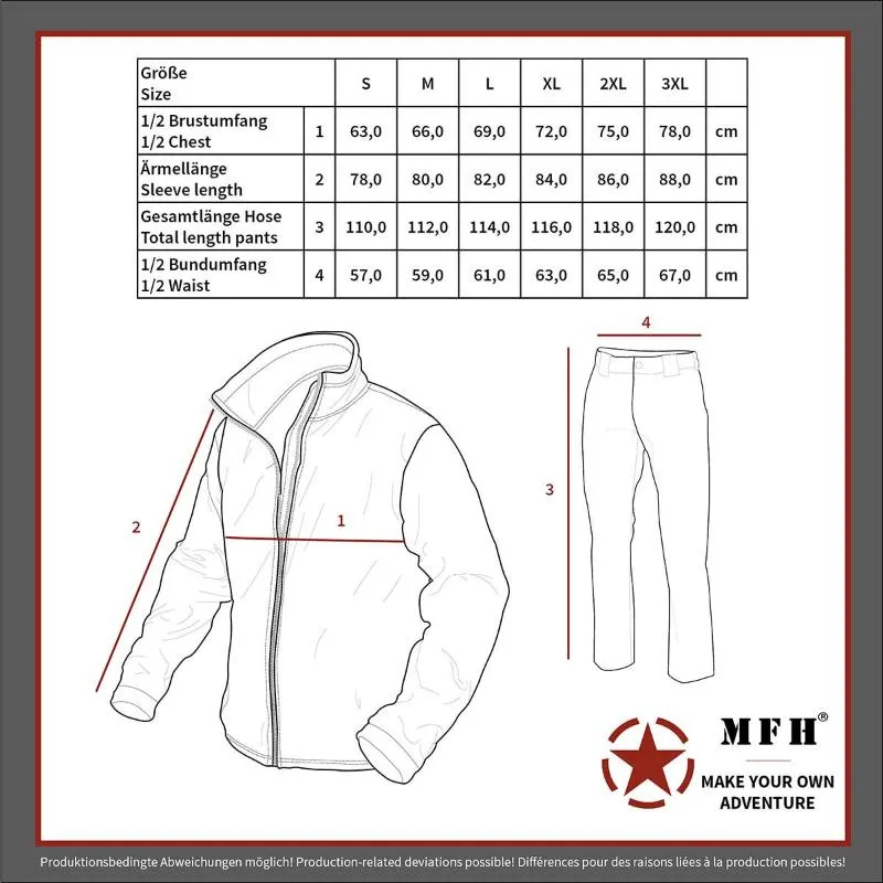MFH - Rain Suit, 2-parts, black