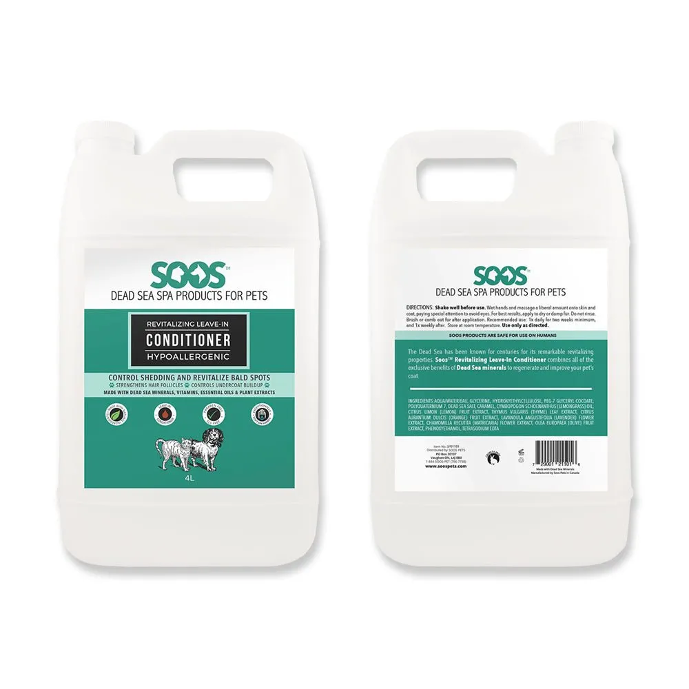 Natural Dead Sea Hypoallergenic Revitalizing Leave-In Pet Conditioner