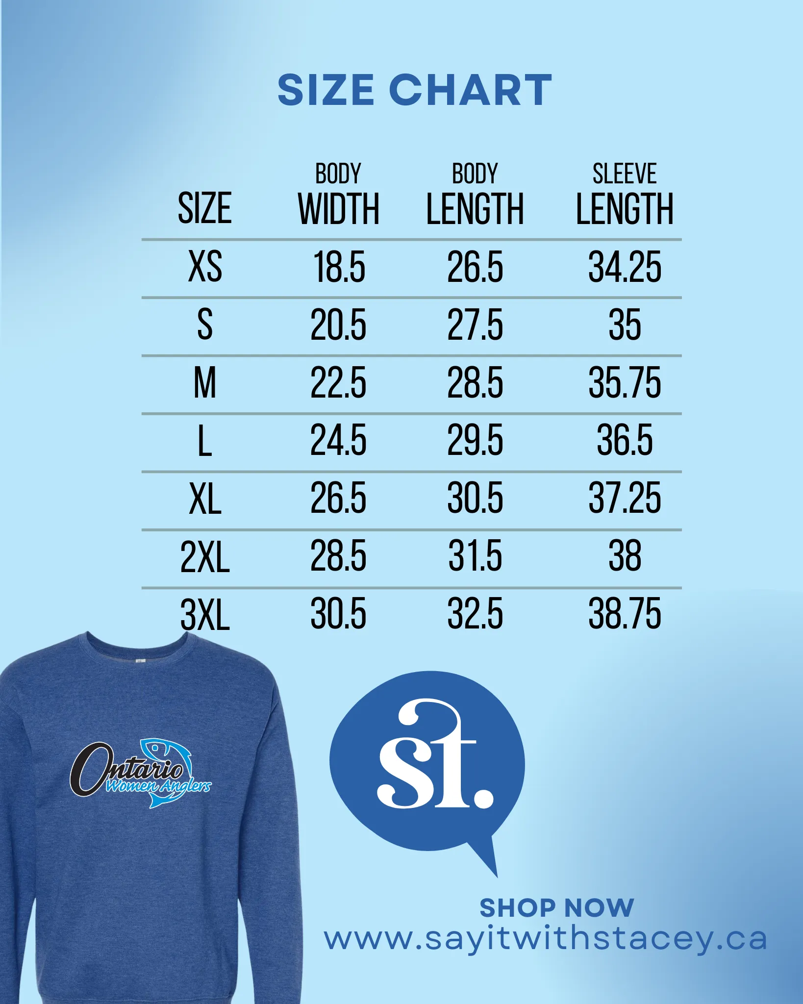 Ontario Women's Anglers Association Crewneck Sweater Adult