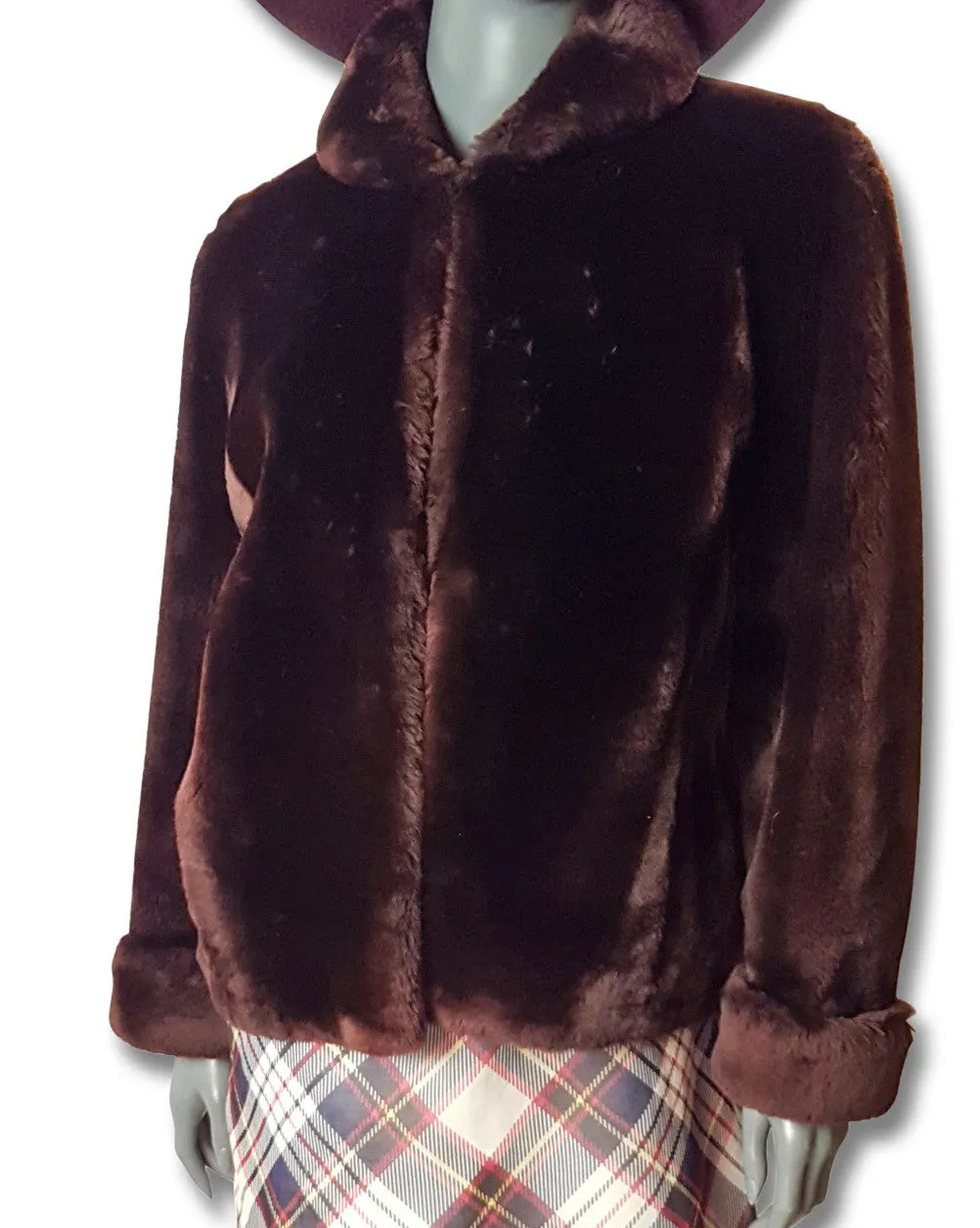 Pristine c1950 Mouton Jacket