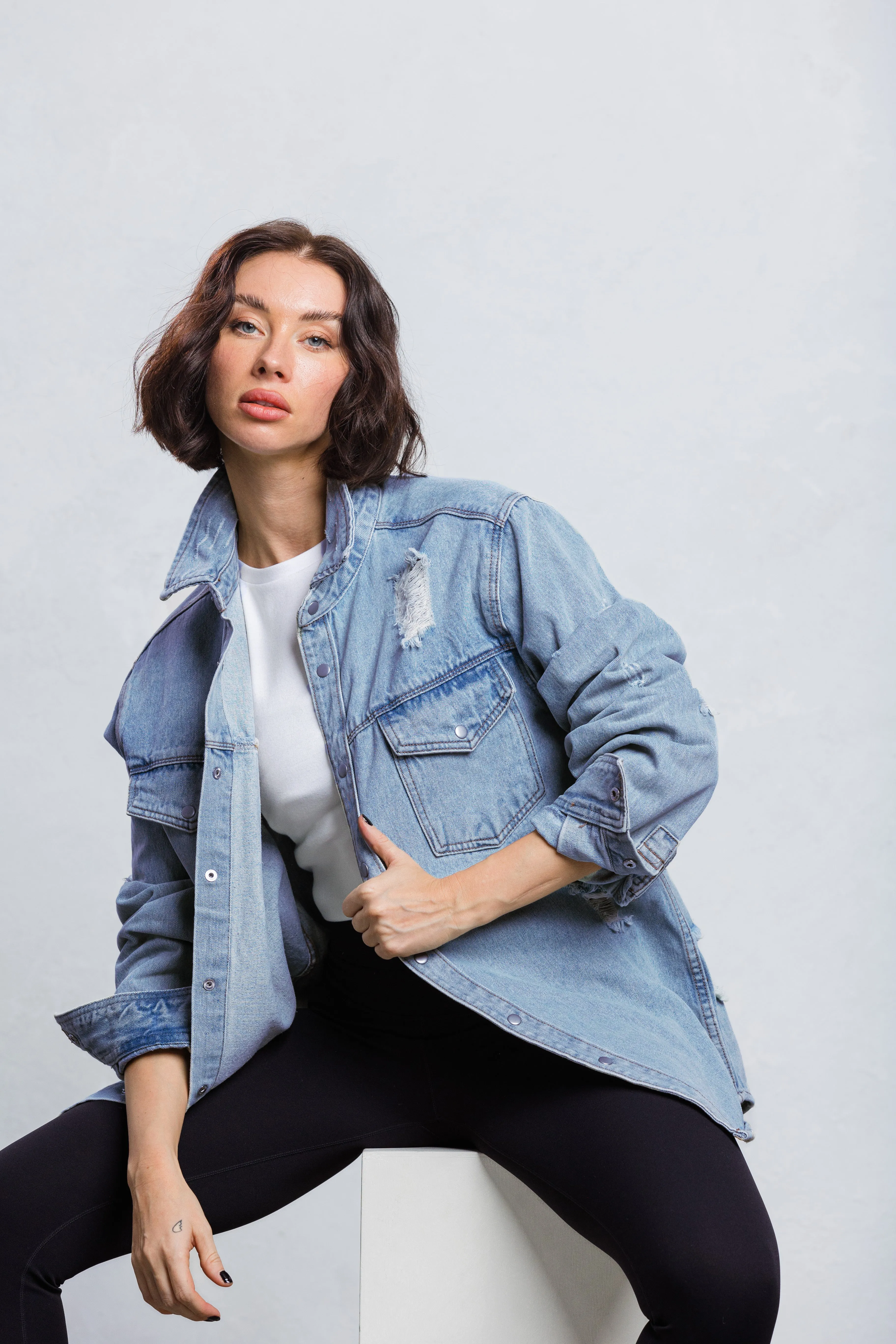 PROTECT YOUR ENERGY Shirt Jacket