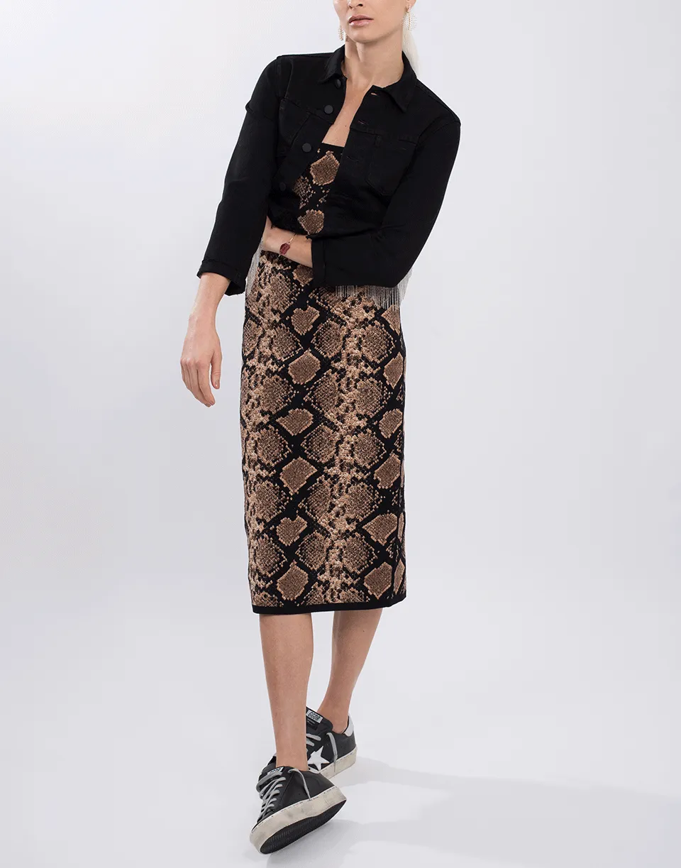Python Slip Dress