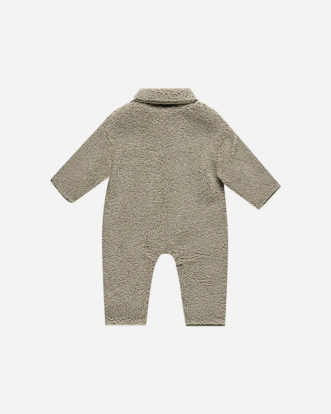 Shearling Jumpsuit || Olive