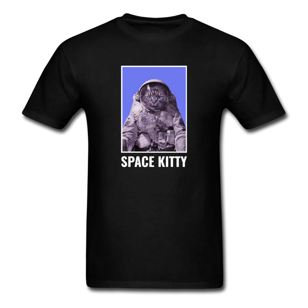 Space Kitty Men's Funny T-Shirt