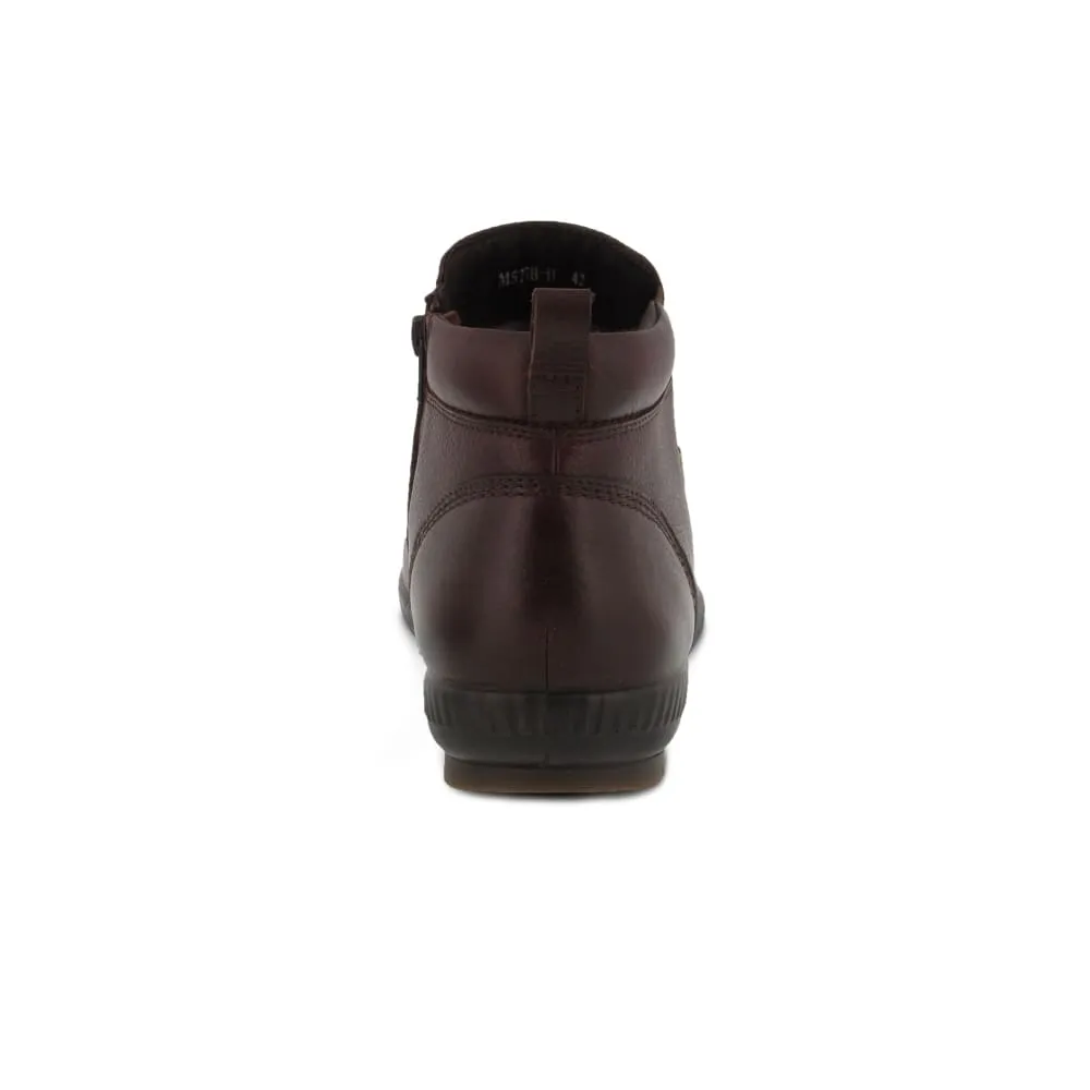 Spring Step Shoes Gustavo Men's Premium Leather Fur Ankle Boots