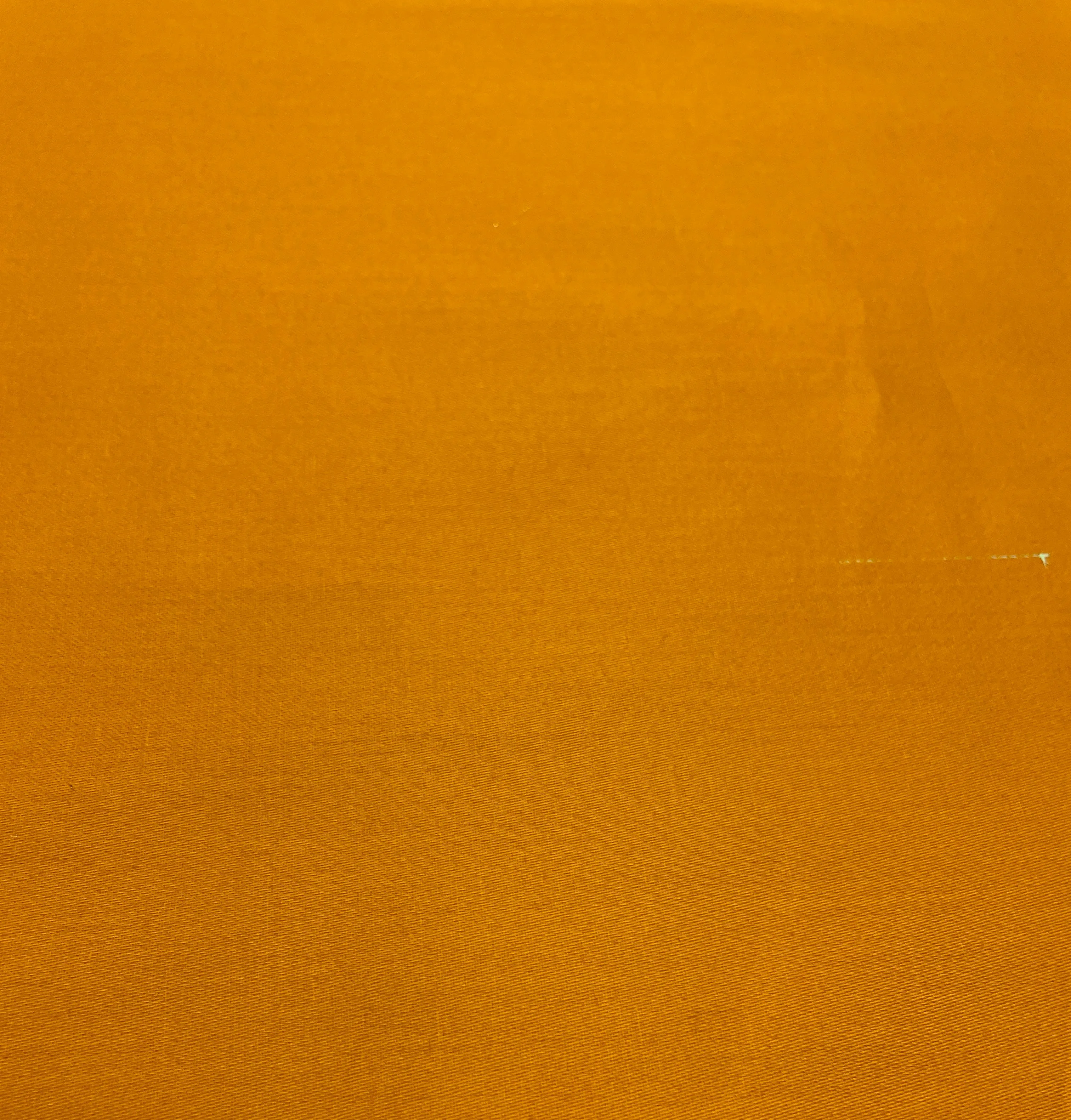 Tangerine Orange Solid Cotton Satin Fabric