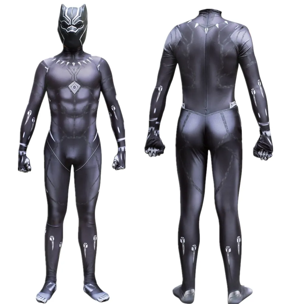 T'Challa Wakanda King Cosplay Costume Jumpsuit