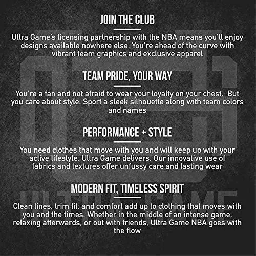 Ultra Game NBA Official Men’s Super Soft Lightweight Pullover Hoodie Sweatshirt - Unisex, Detroit Pistons, Heather Charcoal|Detroit Pistons