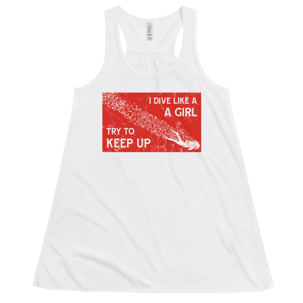 Vintage Dive Flag Tank - Flowy Racerback (Warehouse)