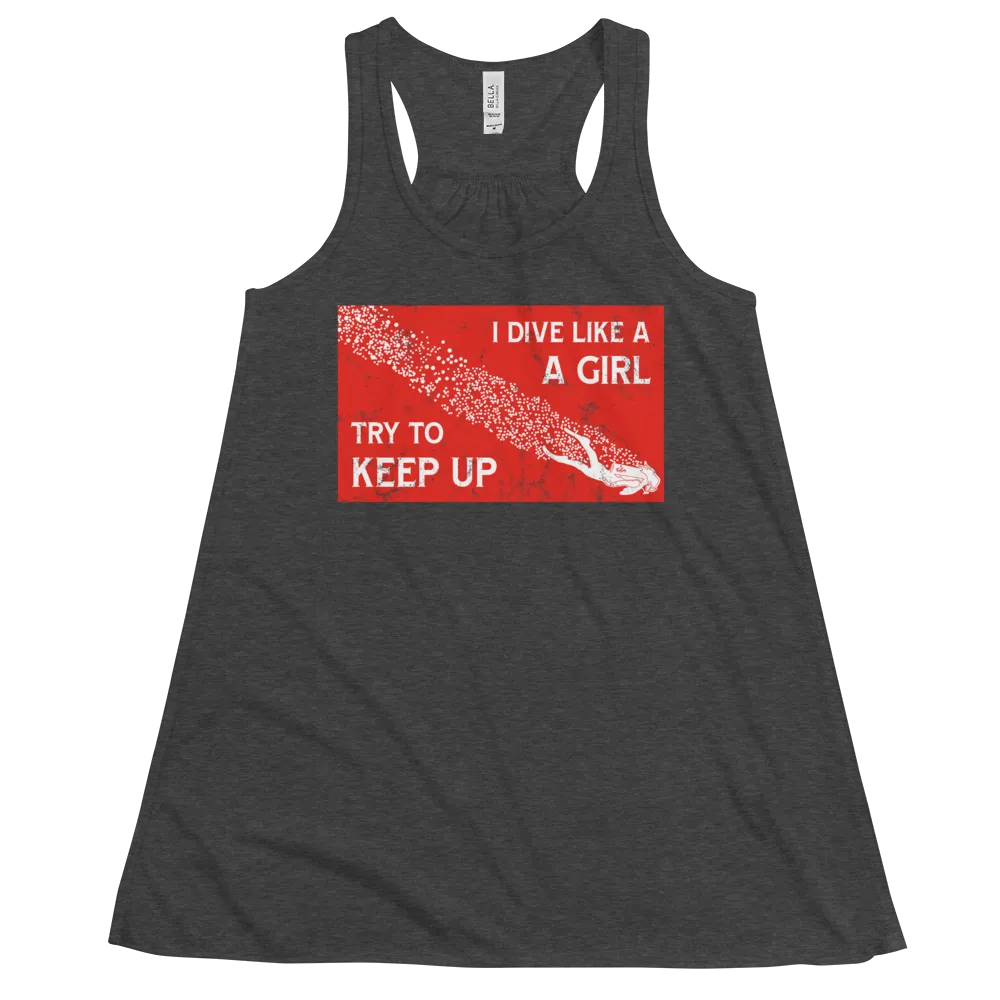 Vintage Dive Flag Tank - Flowy Racerback (Warehouse)