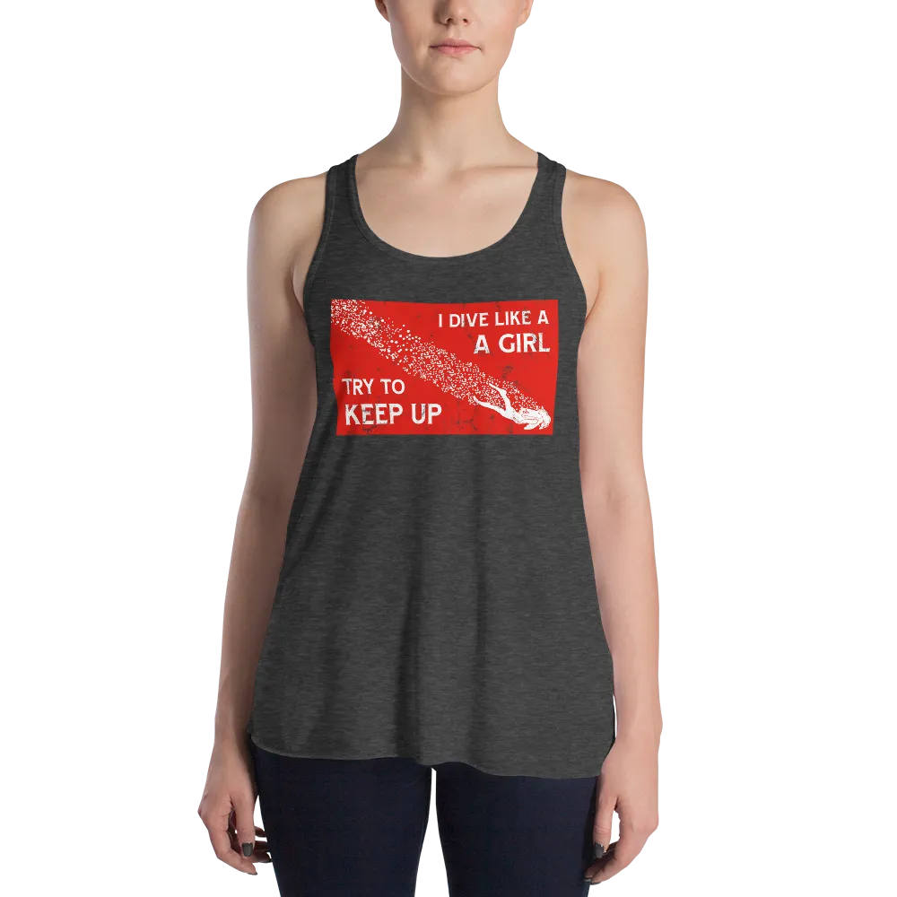 Vintage Dive Flag Tank - Flowy Racerback (Warehouse)